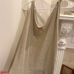 Beige Magnolia Pearl sweatshirt tank